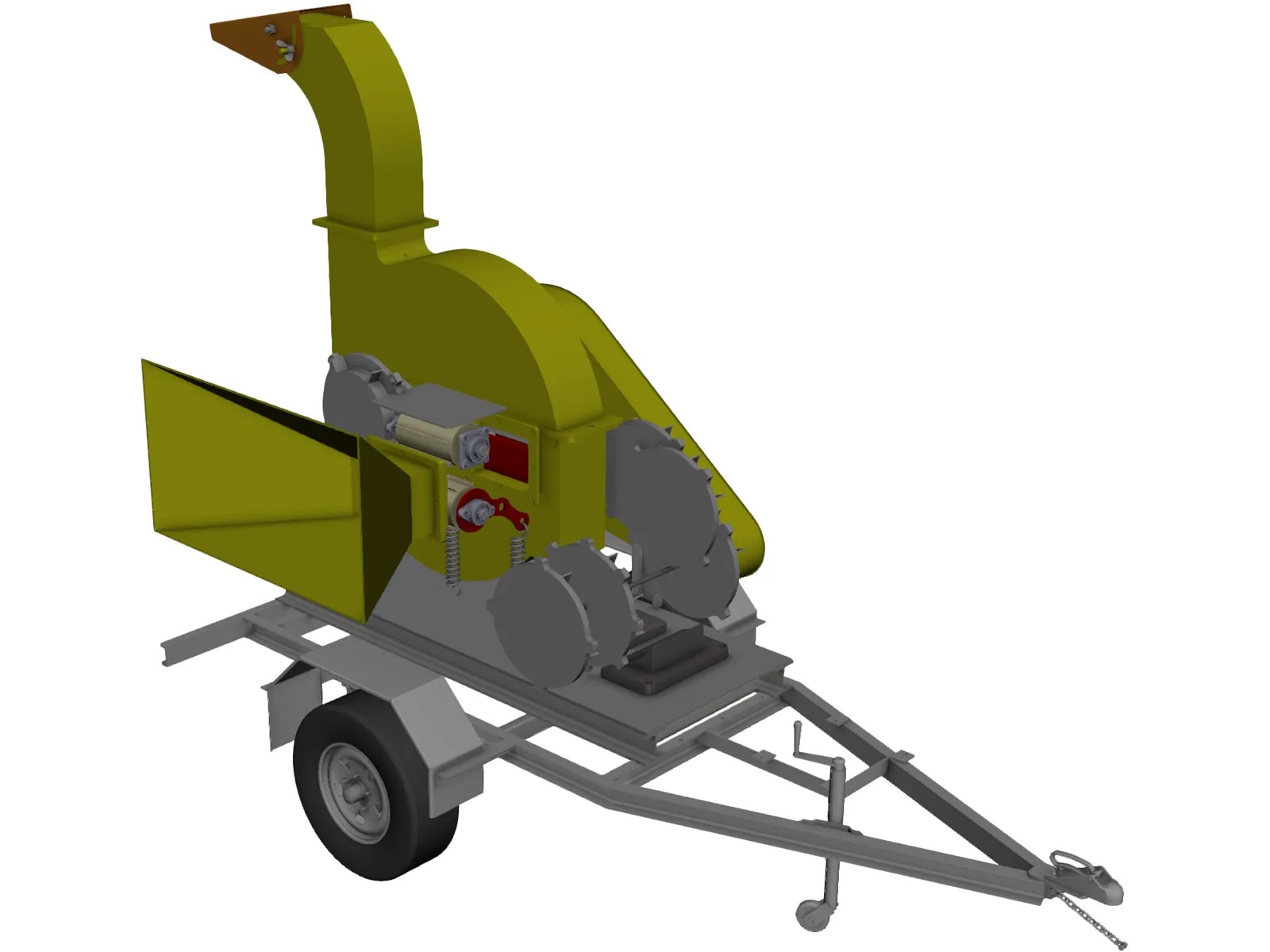 Wood Chipper CAD Model 3DCADBrowser