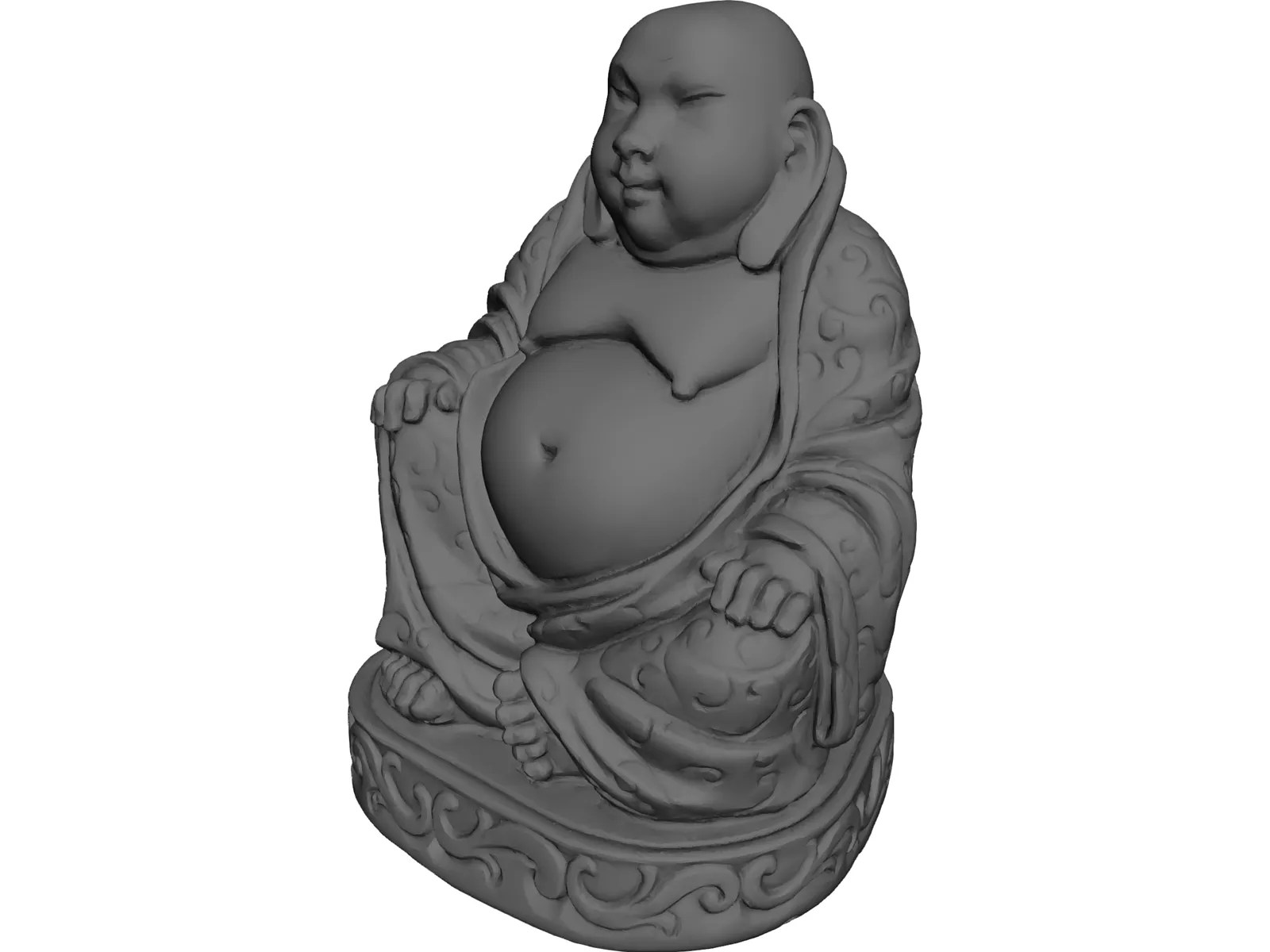 Buddha Statue 3d Model 3d Cad Browser