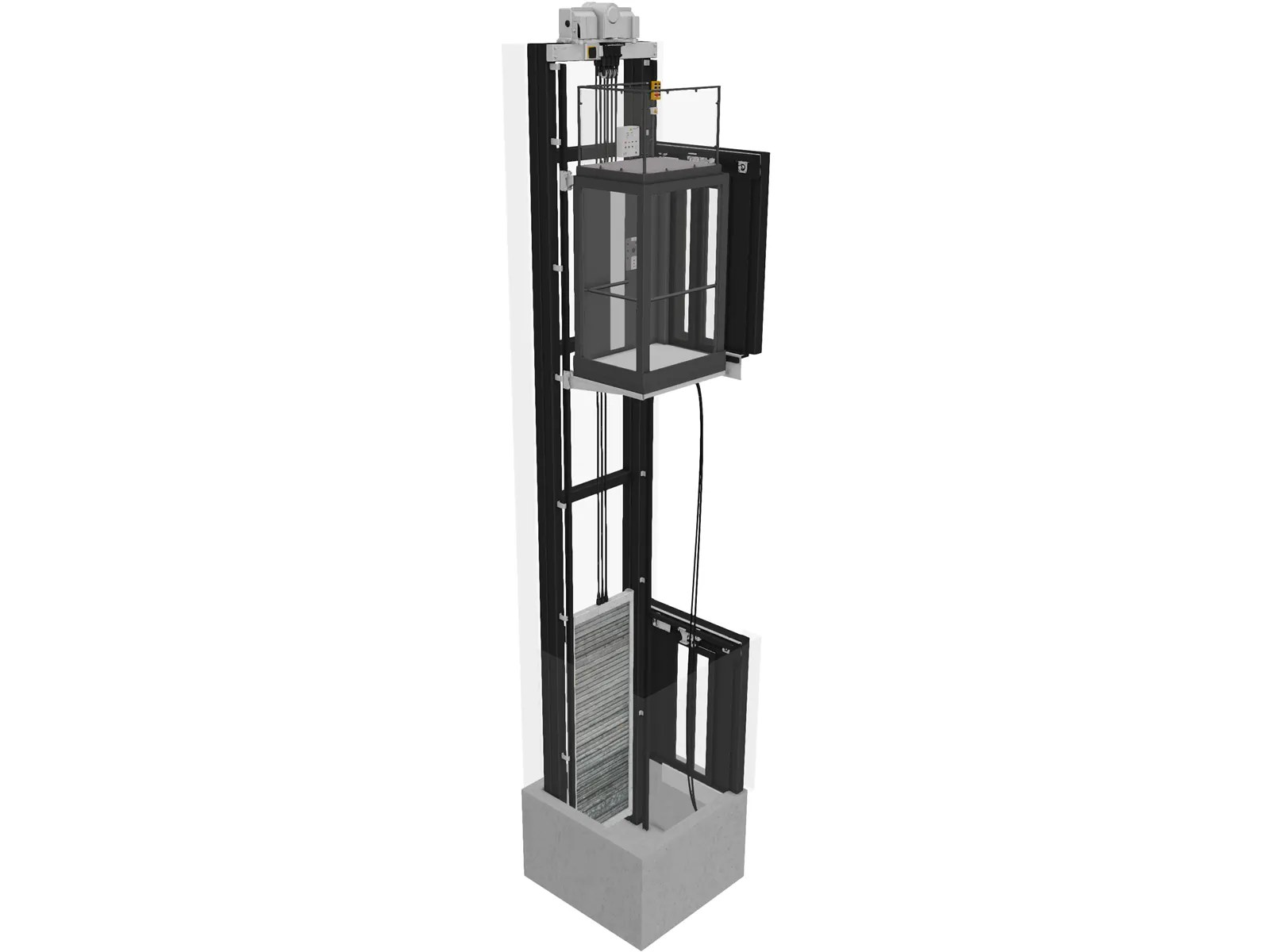 Elevator 3D Model 3D CAD Browser