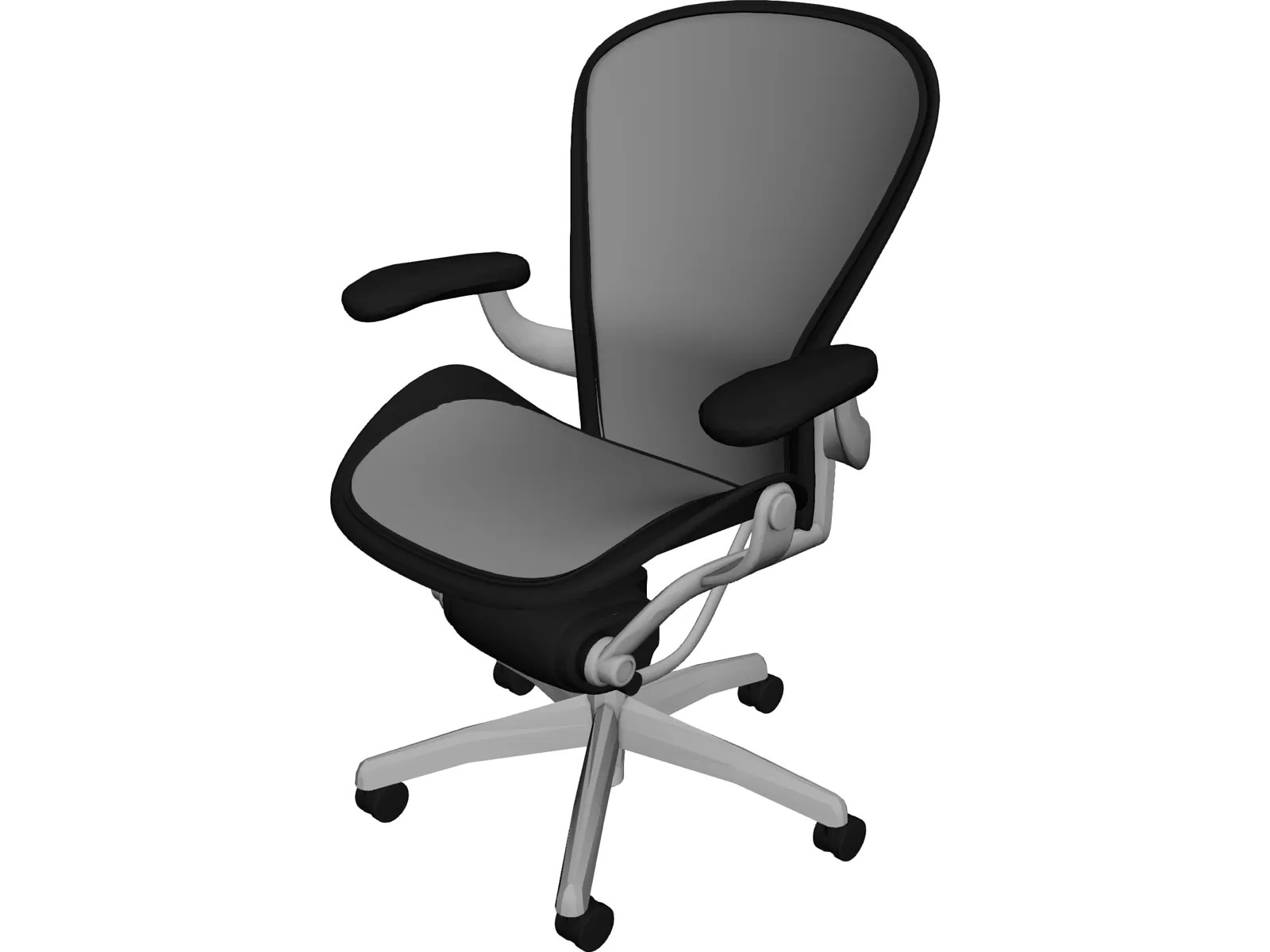 Herman Miller Aeron 3D Model 3DCADBrowser