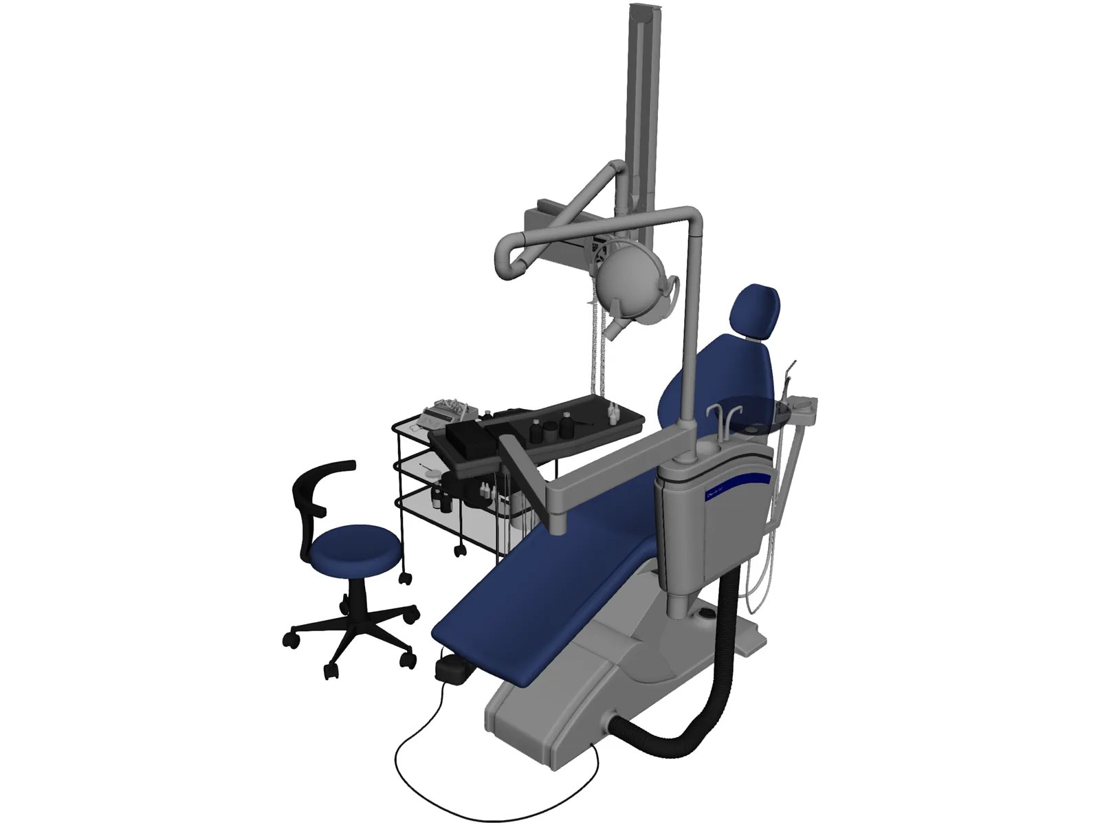 Dental Clinic Chair 3D Model 3DCADBrowser