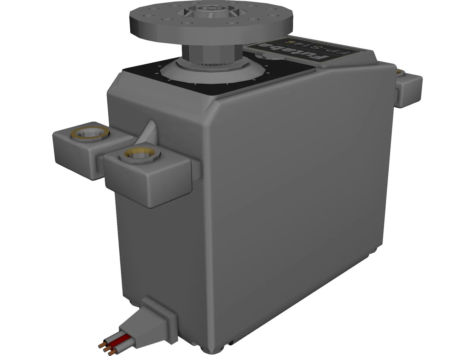 RC Futaba Servo FPS148 3D Model 3D CAD Browser