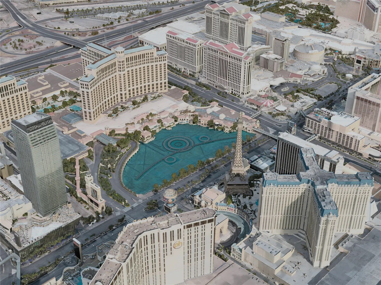 Las Vegas City, The Strip, USA 3D Model (2020) 3D CAD Browser