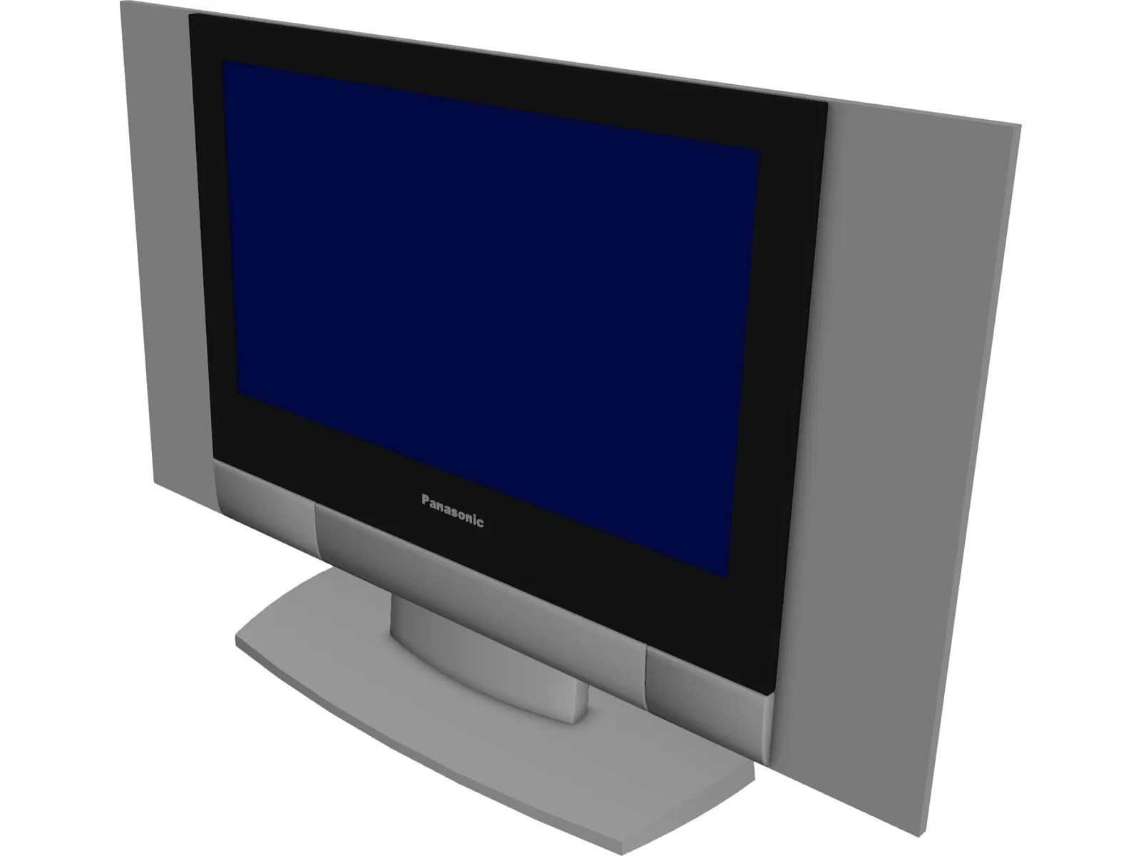Panasonic Flat TV 3D Model 3D CAD Browser