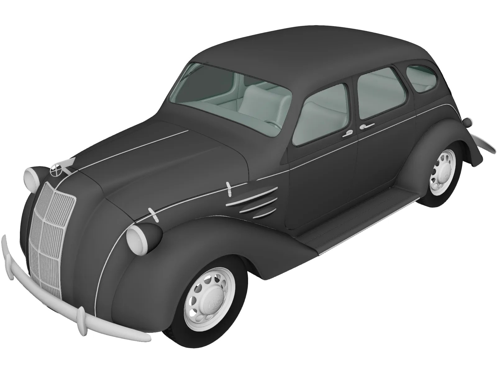 Toyota AA 3D Model (1940) - 3DCADBrowser