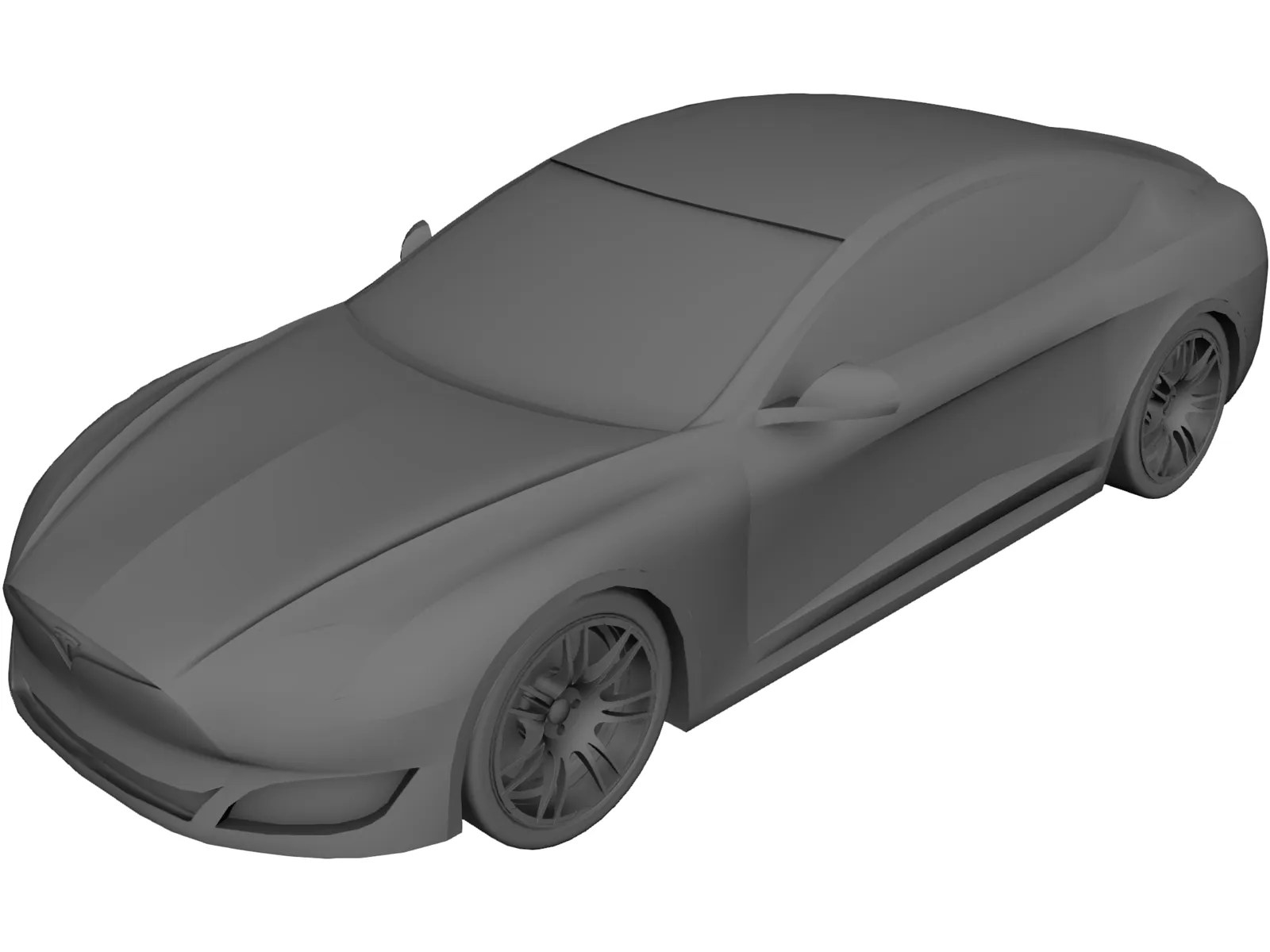 Tesla Model S CAD Model 3D CAD Browser