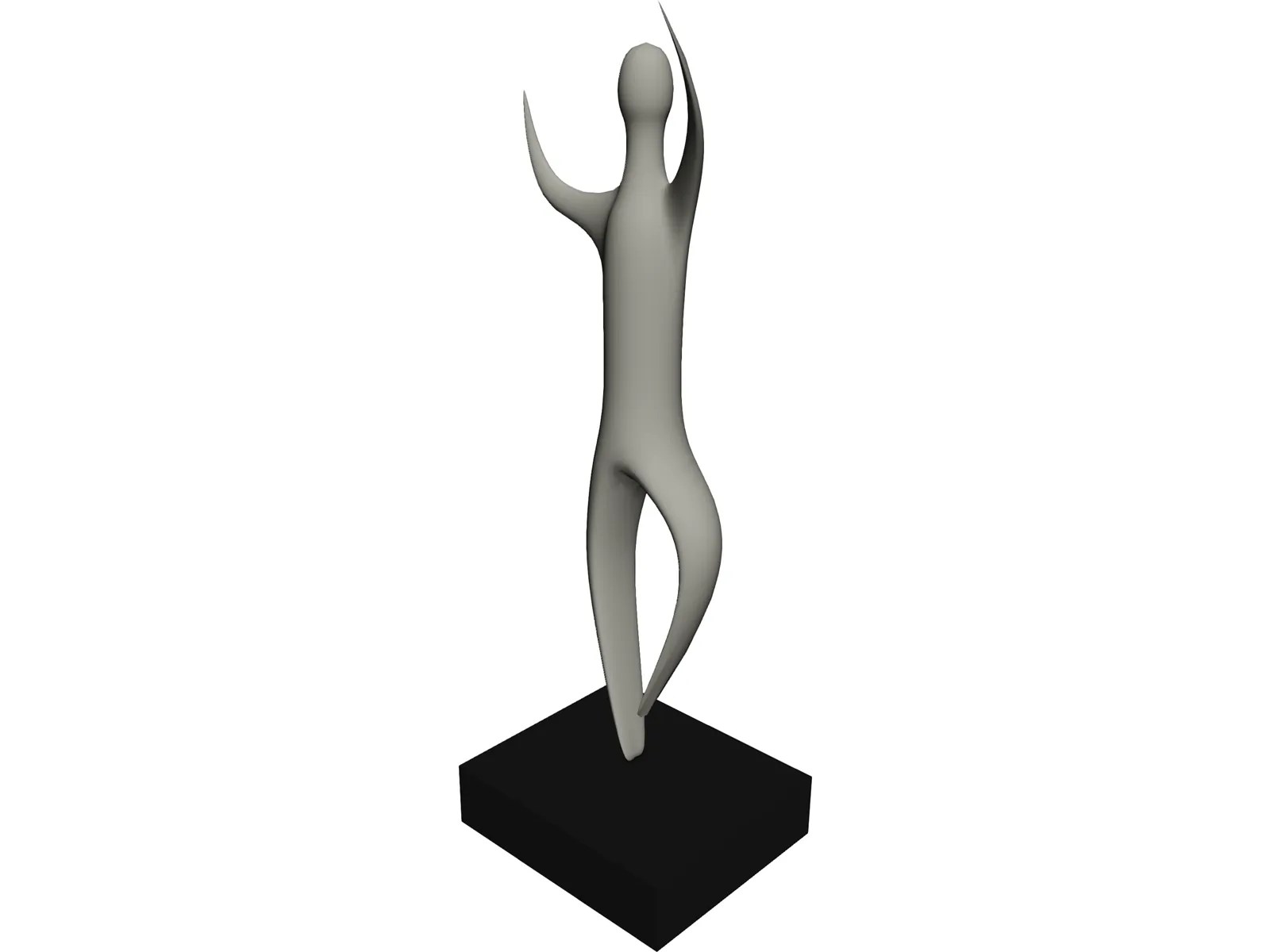 Abstract Dancing Statue 3D Model 3D CAD Browser