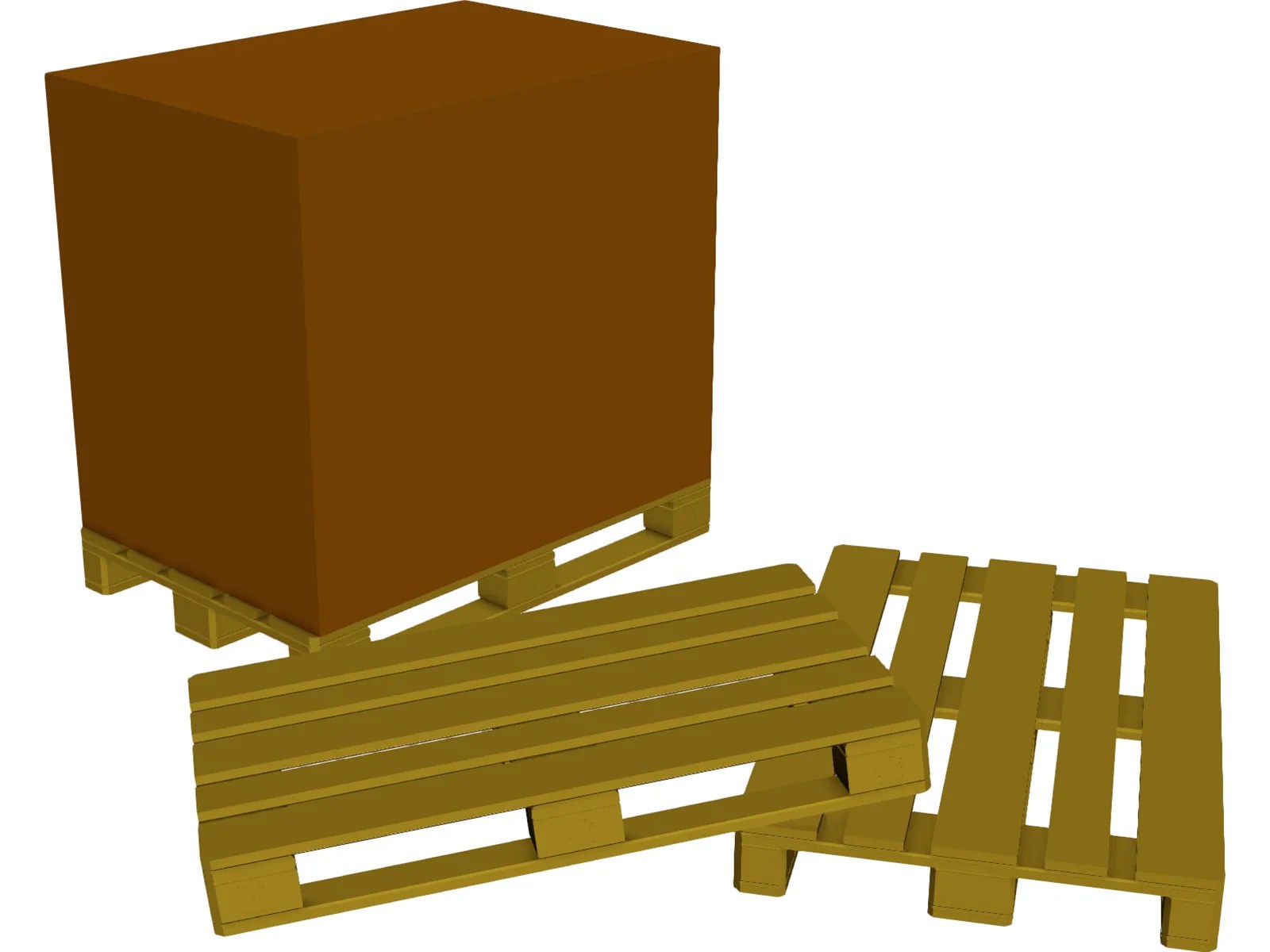 Euro Pallets 3D Model 3D CAD Browser