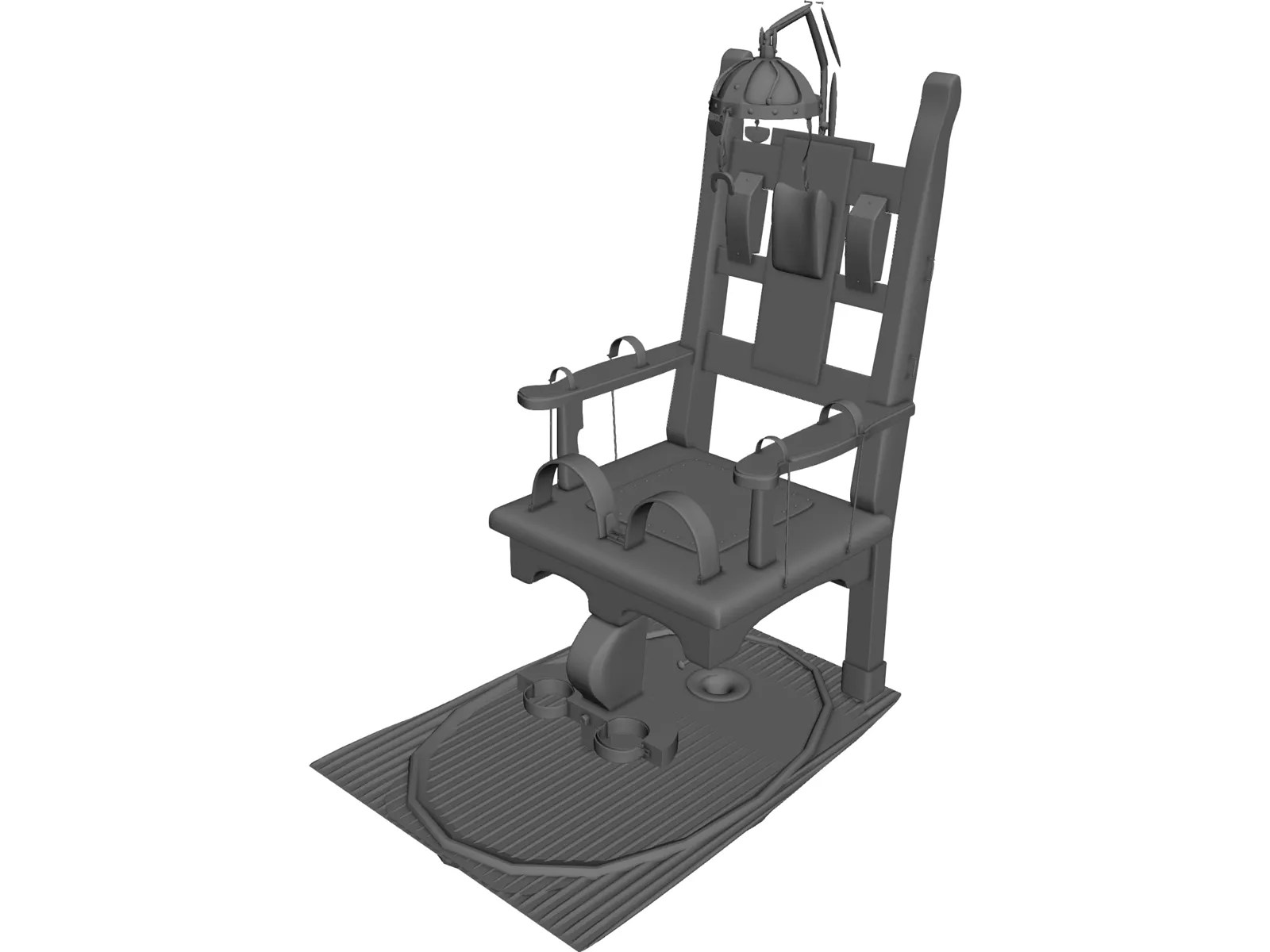 Electric Chair 3D Model 3D CAD Browser