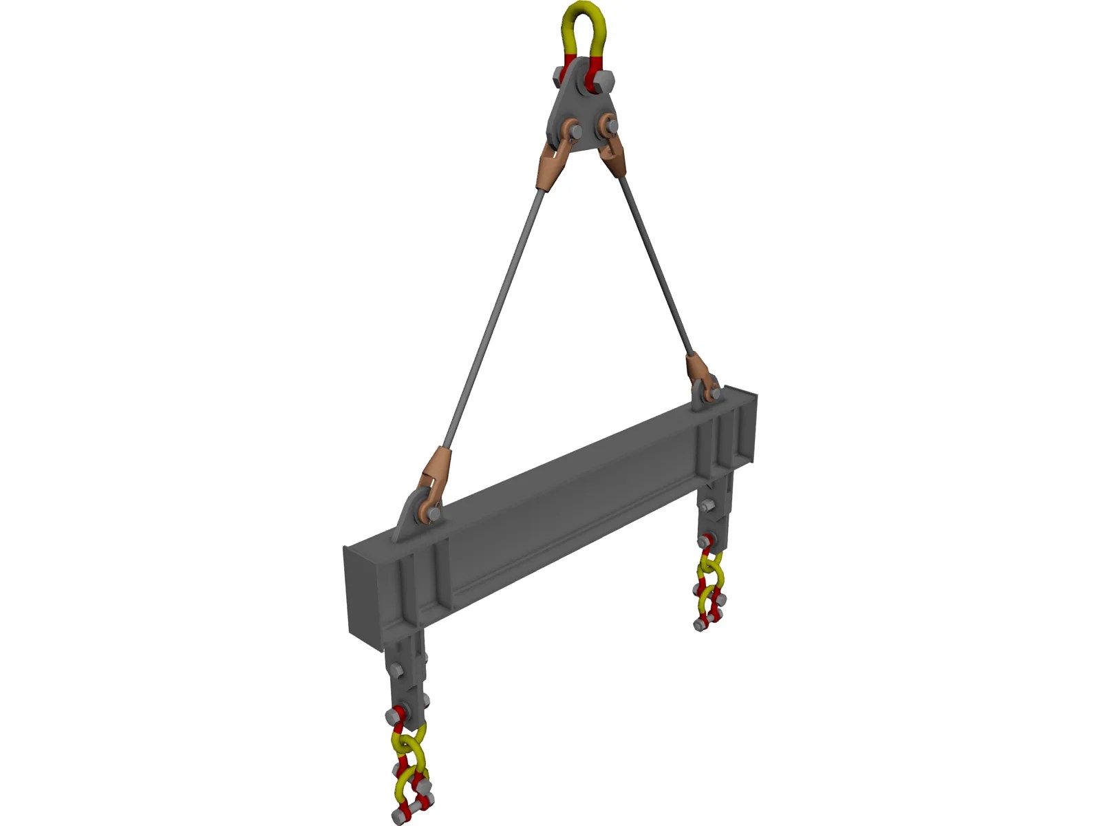 Spreader Beam CAD Model 3DCADBrowser