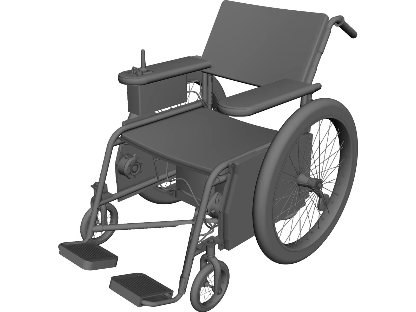 Wheelchair CAD Model 3D CAD Browser