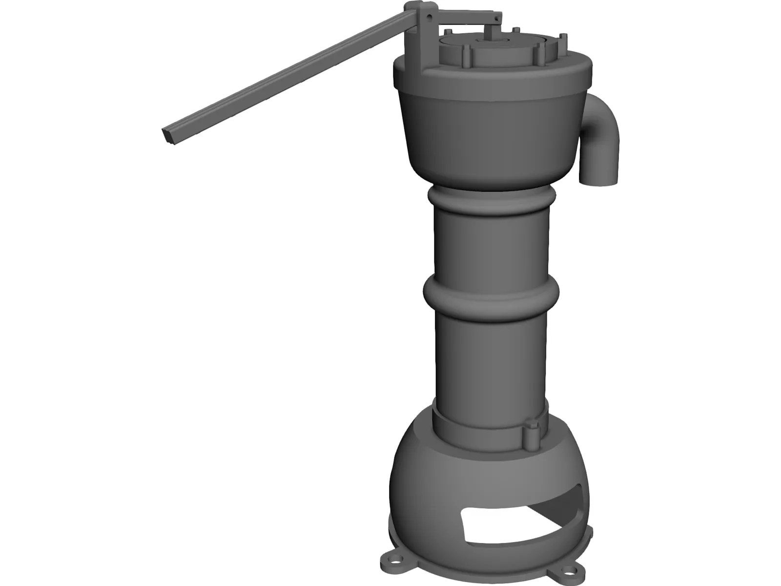 Water Hand Pump CAD Model 3D CAD Browser