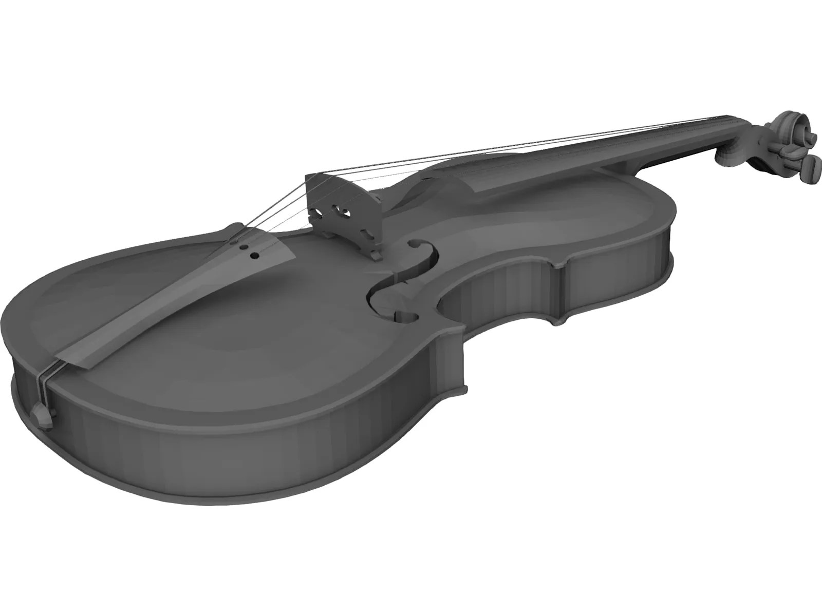Violin 3D Model 3D CAD Browser
