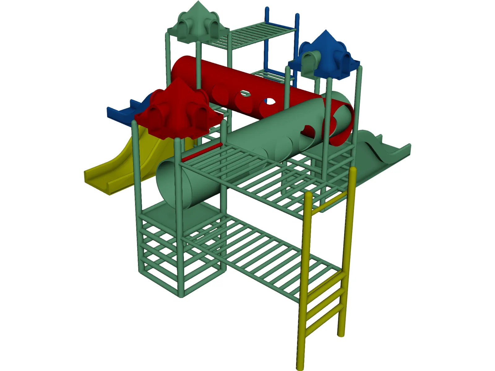Play Equipment 3D Model 3DCADBrowser
