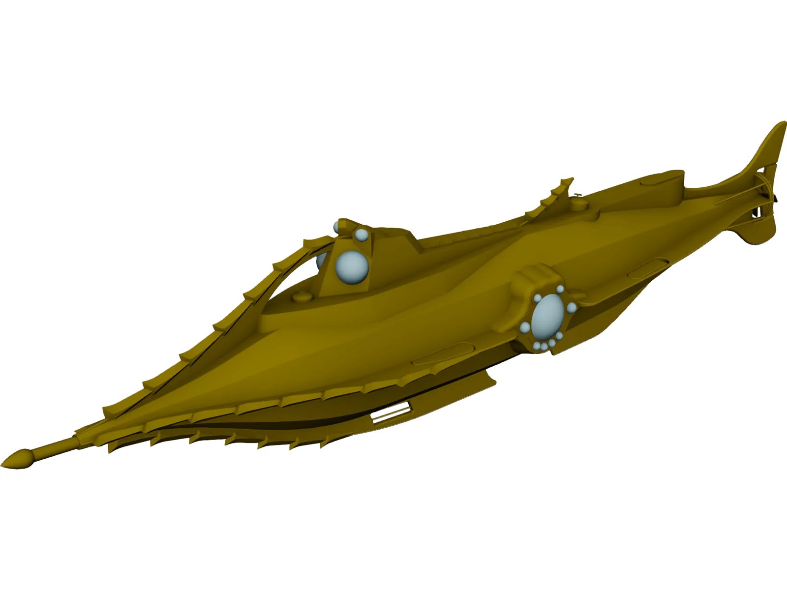 Nautilus Submarine CAD Model 3D CAD Browser
