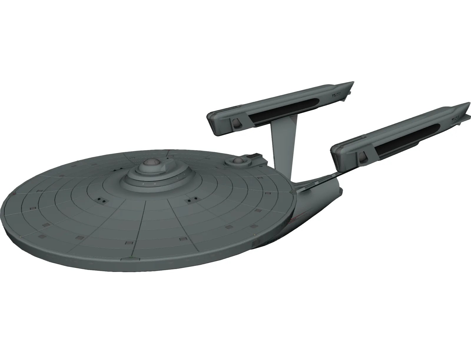Star Trek Enterprise 3D Model 3D CAD Browser