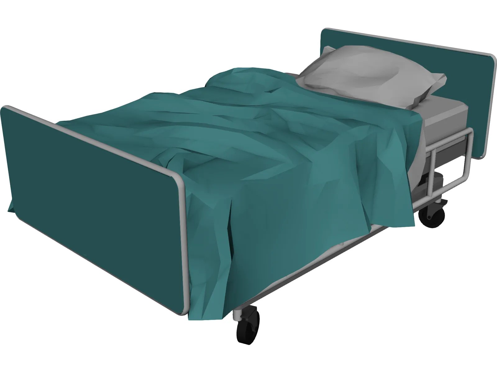 Bed Hospital 3D Model 3D CAD Browser