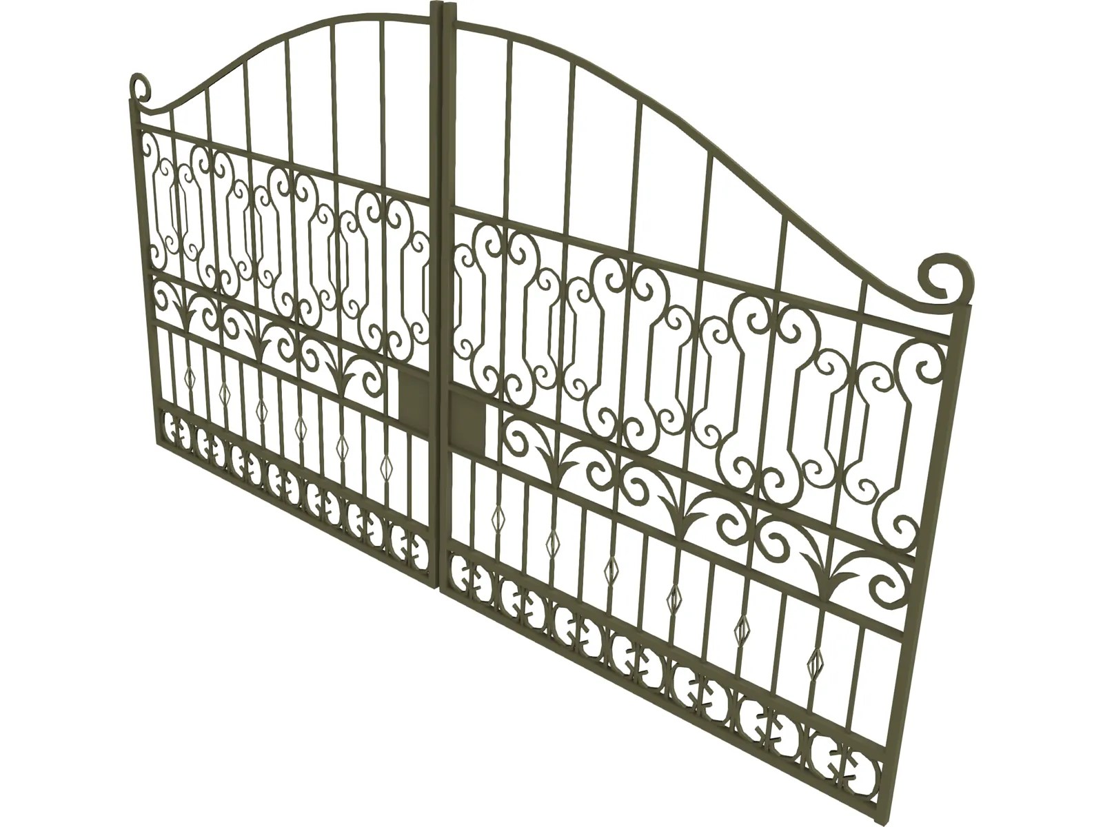 Iron Gate 3D Model 3D CAD Browser