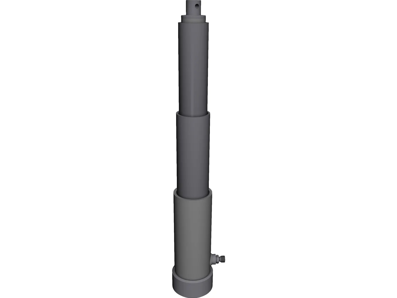 Telescopic Hydraulic Cylinder CAD Model 3D CAD Browser