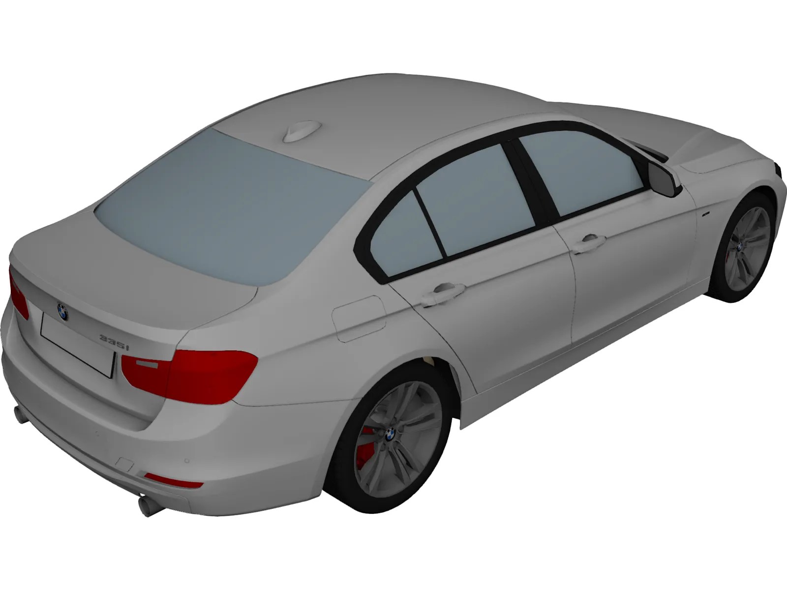 Bmw 3 Series F30 335i 2012 3d Model 3d Cad Browser