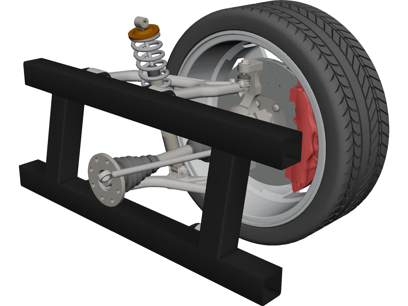 Suspension Vehicle CAD Model 3D CAD Browser
