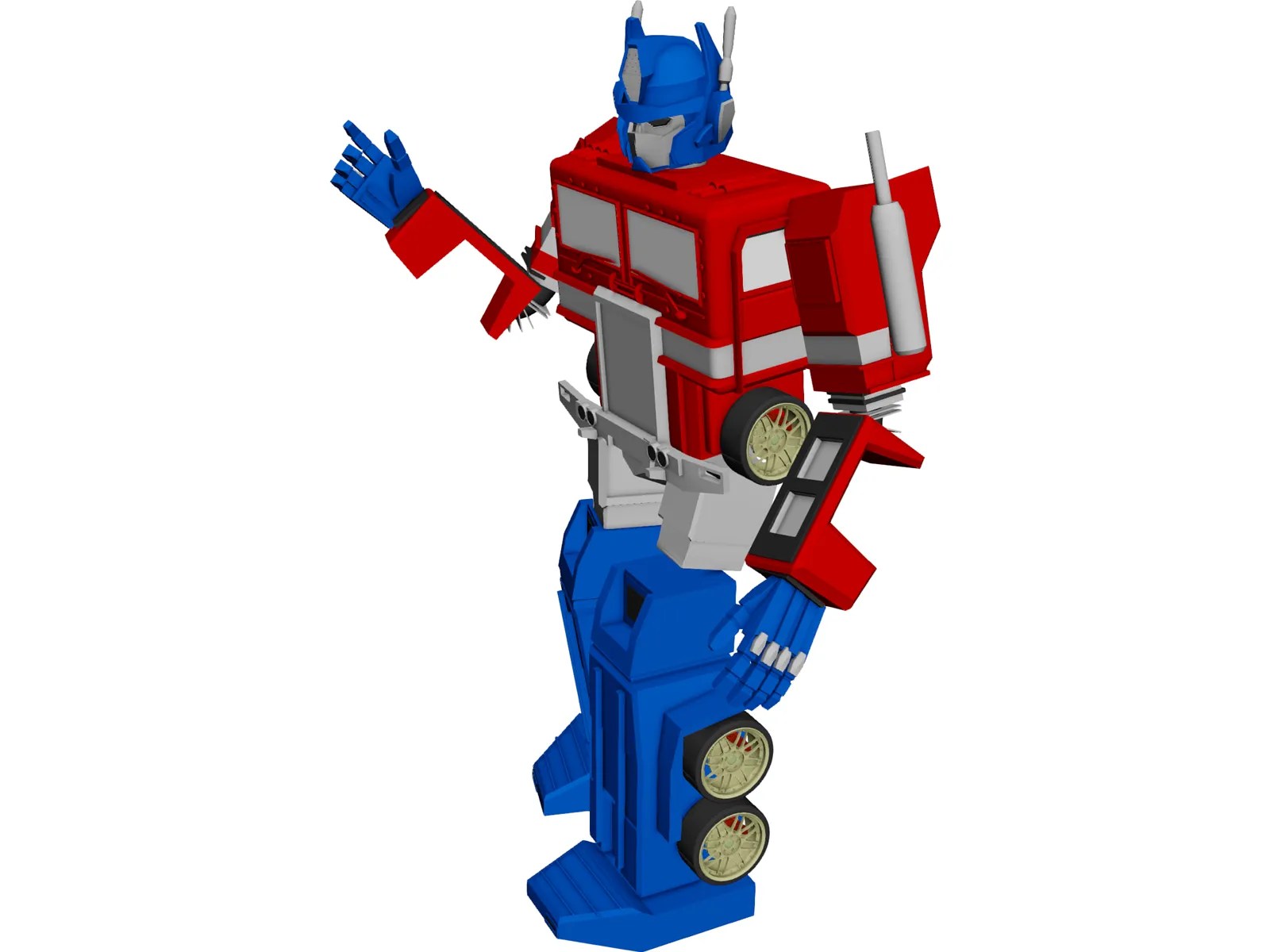 Transformers Optimus Prime 3D Model 3D CAD Browser