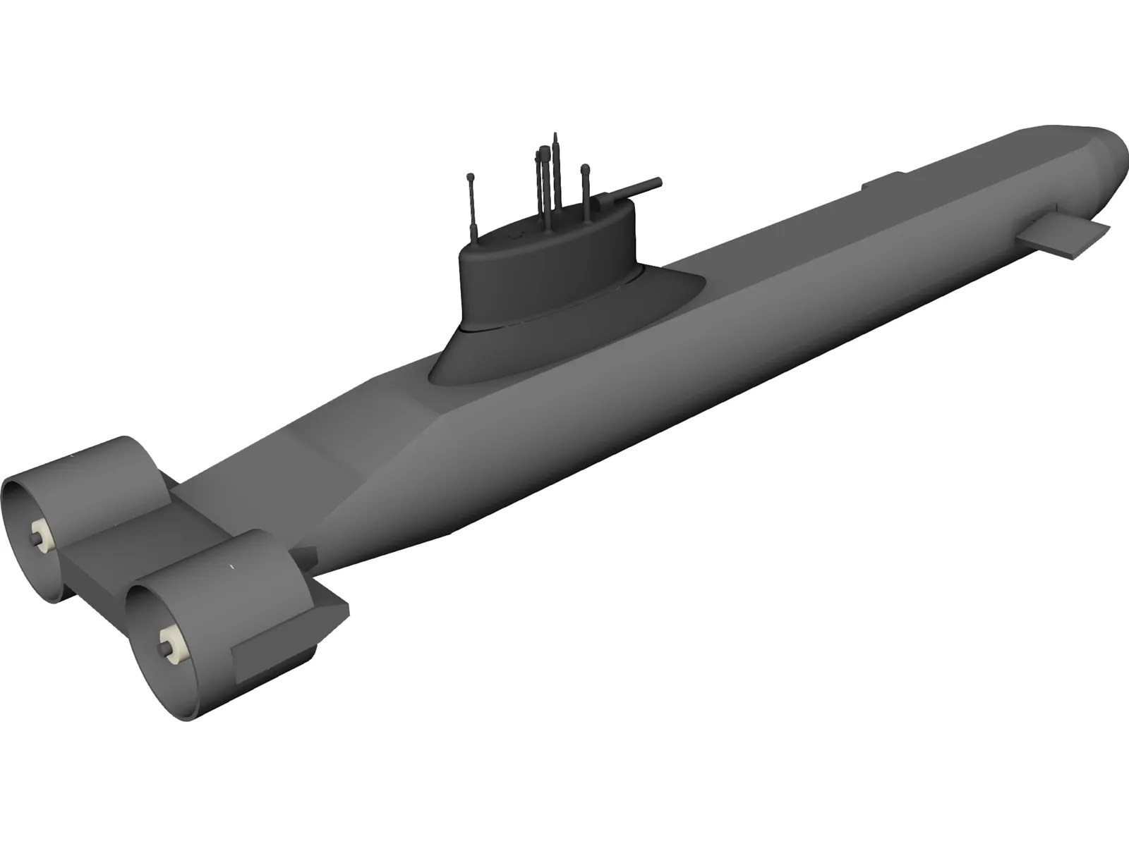 Typhoon Submarine CAD Model 3DCADBrowser