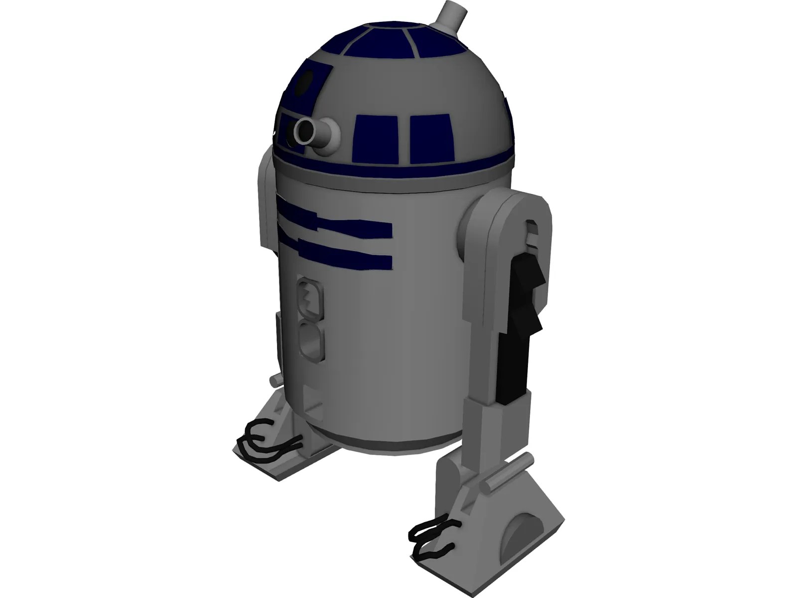Star Wars R2D2 R2Unit 3D Model 3D CAD Browser