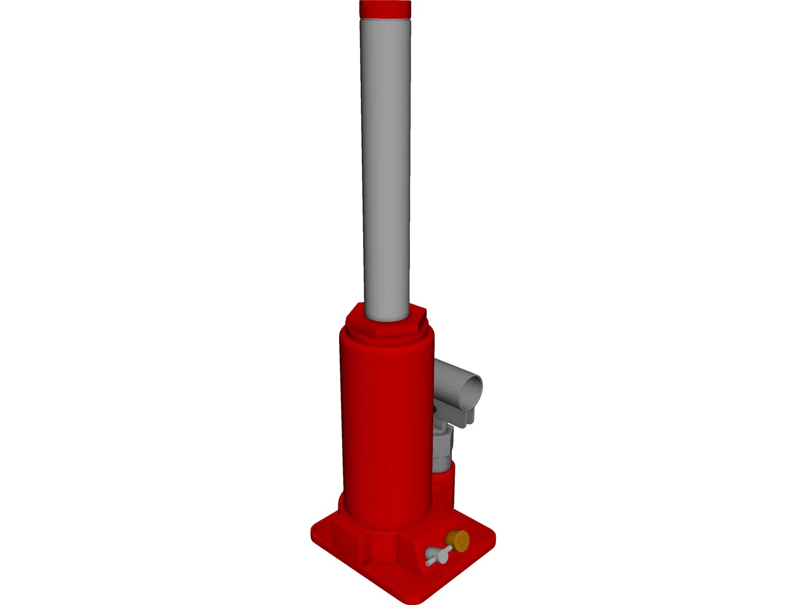 Hydraulic Jack 3D CAD Model 3D CAD Browser