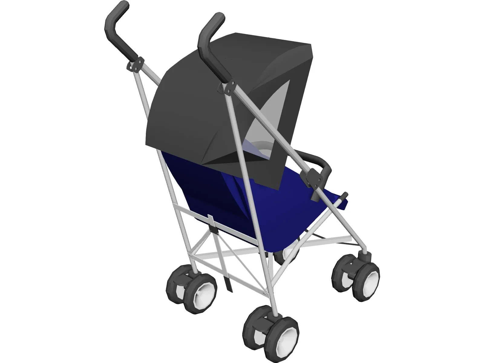 Quinny Stroller 3D Model 3D CAD Browser