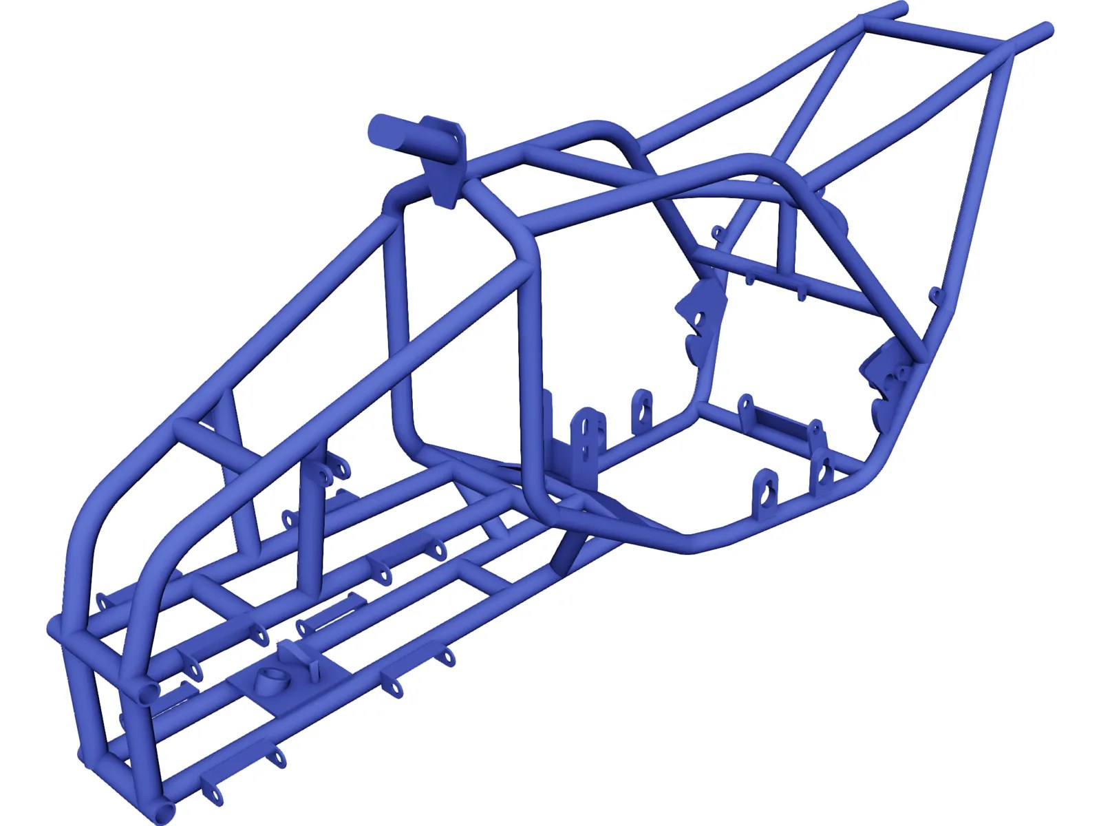 Frame ATV Chassis CAD Model 3D CAD Browser