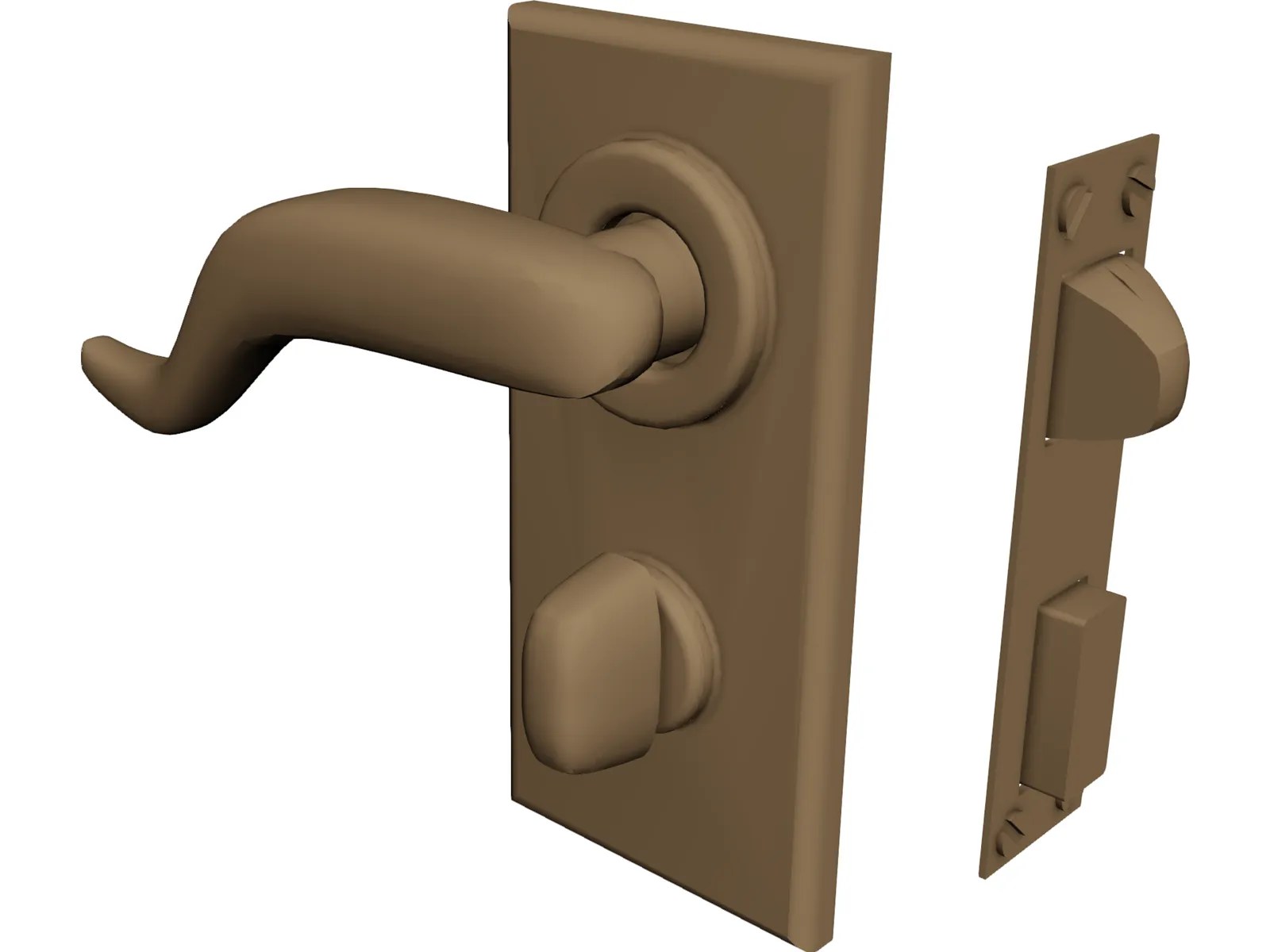 Door Knob 3D Model 3DCADBrowser