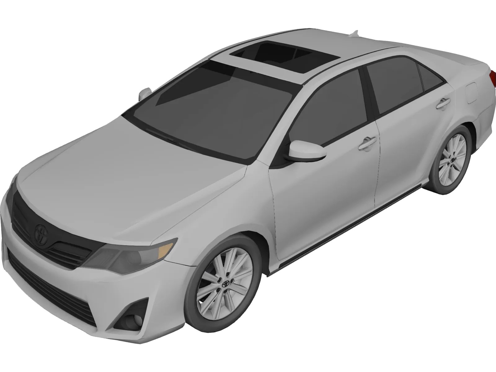 Toyota Camry 3D Model (2012) 3DCADBrowser