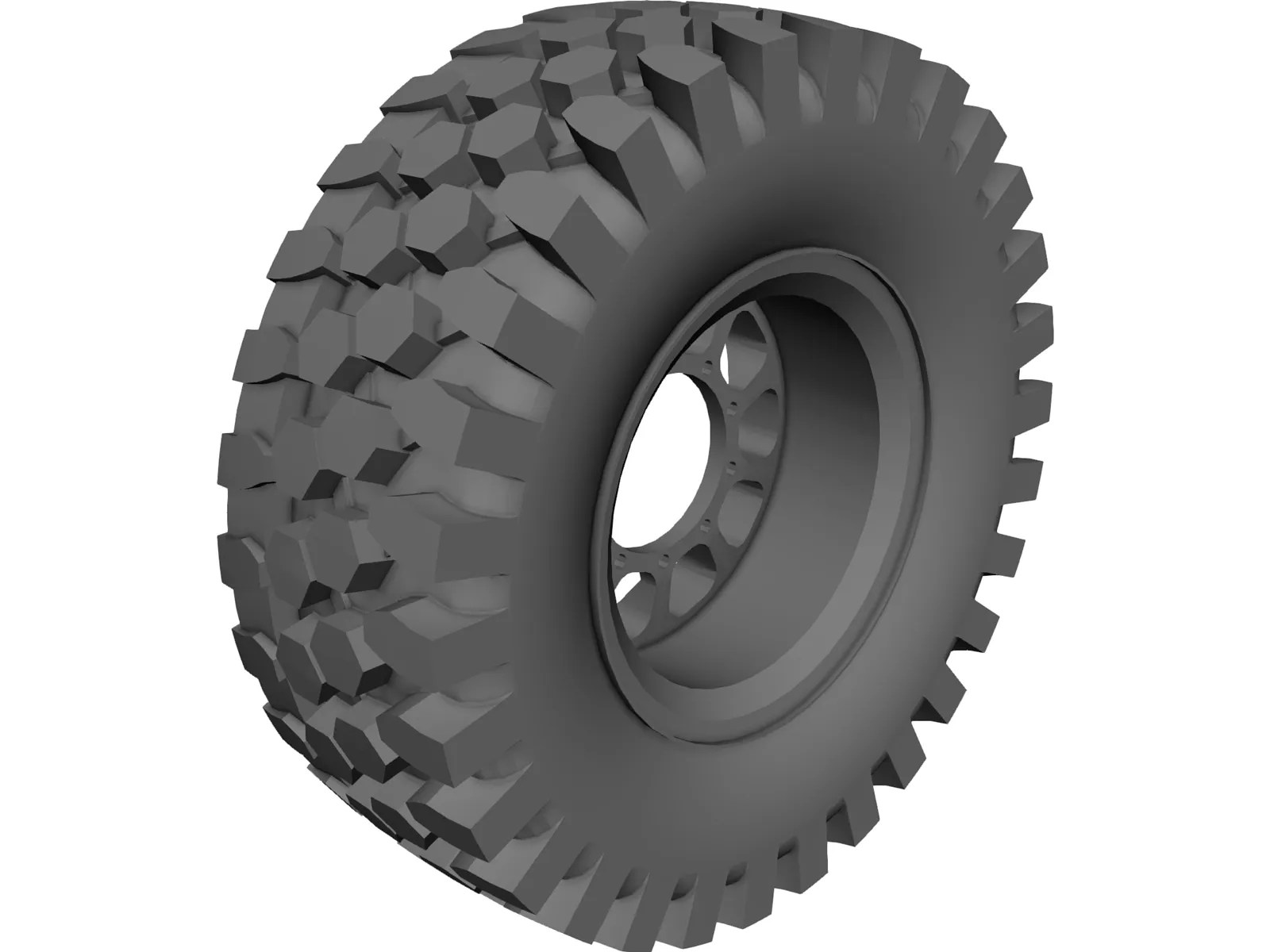 Offroad Tire CAD Model 3DCADBrowser