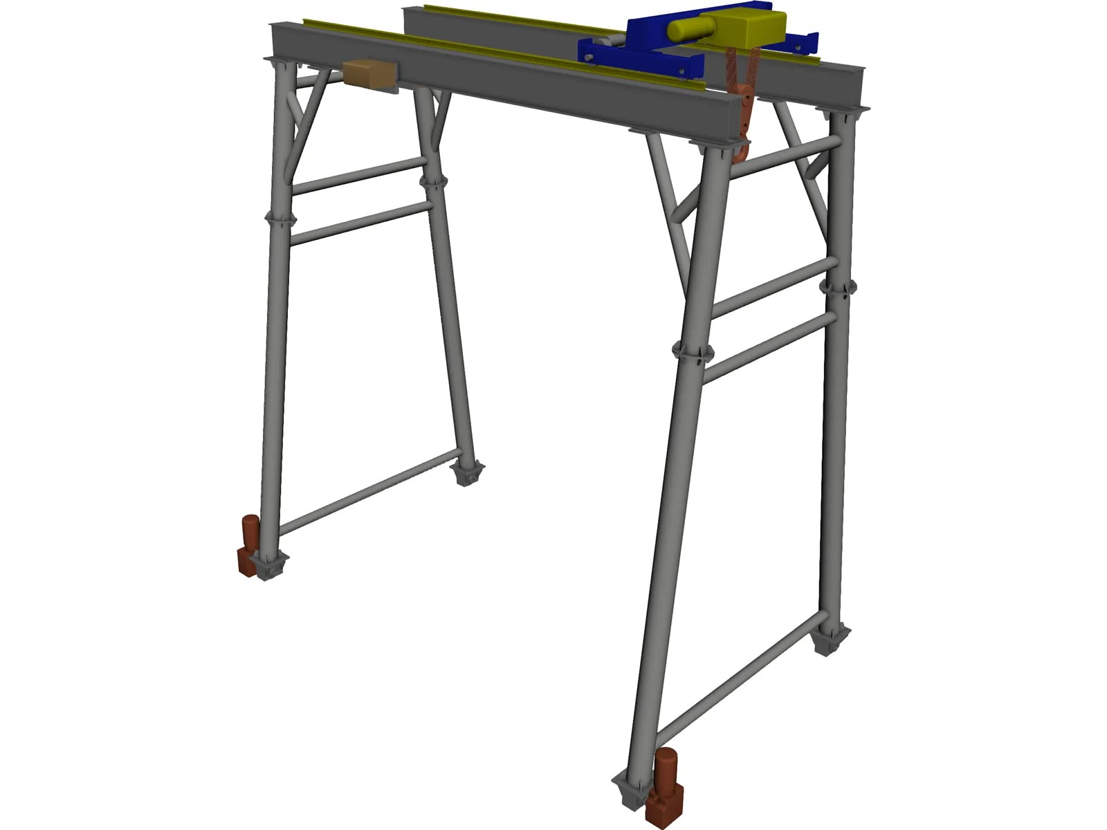 Gantry Crane CAD Model 3D CAD Browser