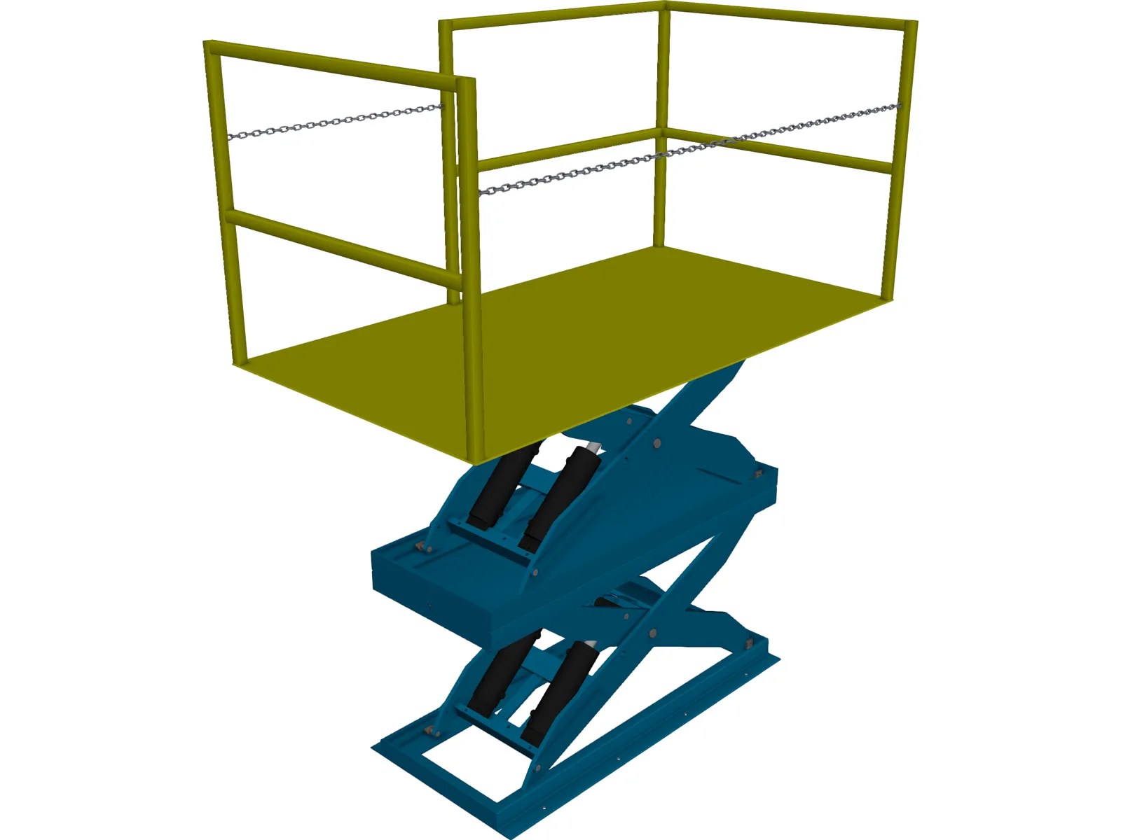 Scissor Lift CAD Model 3DCADBrowser