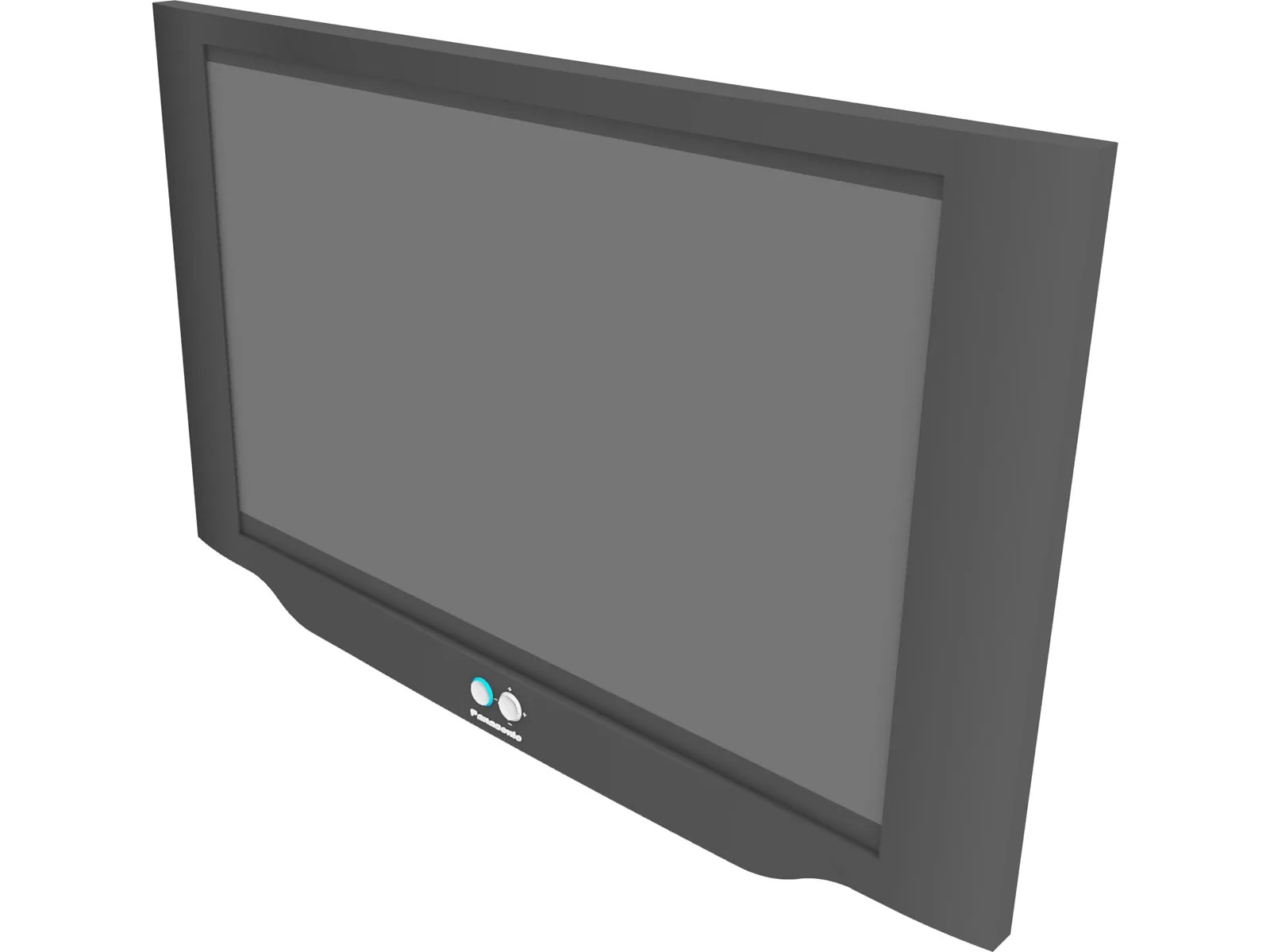 Panasonic Plasma TV 3D Model 3D CAD Browser