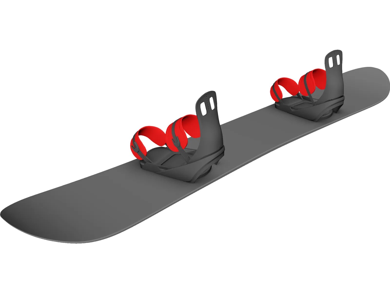 Snowboard 3D Model 3DCADBrowser