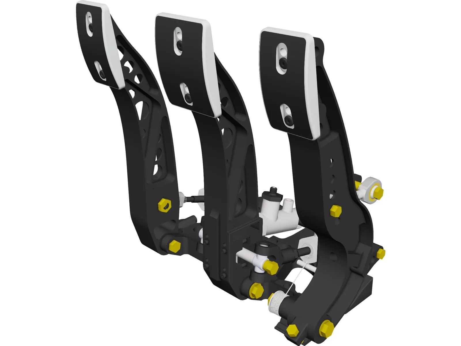Tilton 900series Racing Pedal Box CAD Model 3DCADBrowser