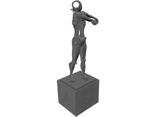 Abstract Dali Statue 3d Model 3d Cad Browser