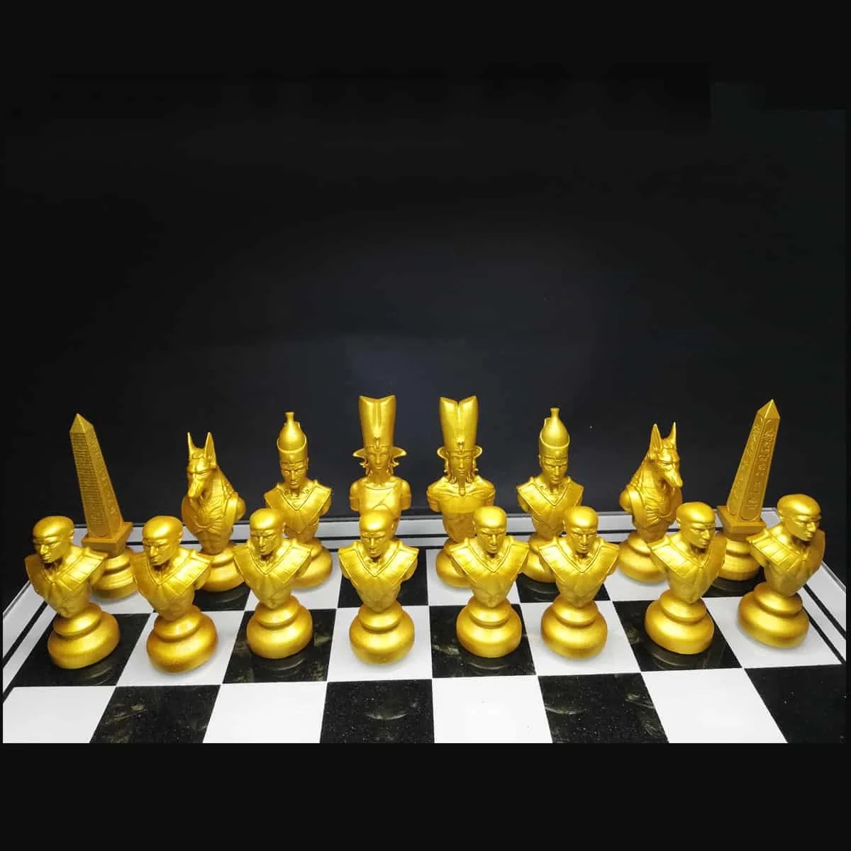 Egyptian Chess Set 3D filehunt