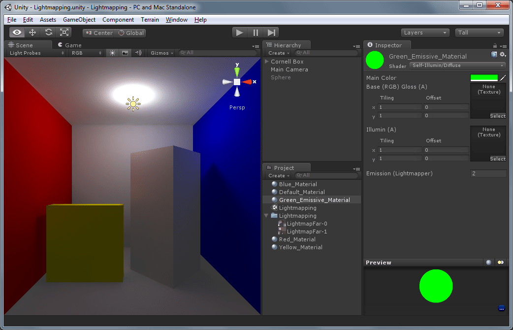 Rendering and Special Effects in Unity 3.5 3D Game Engine Programming
