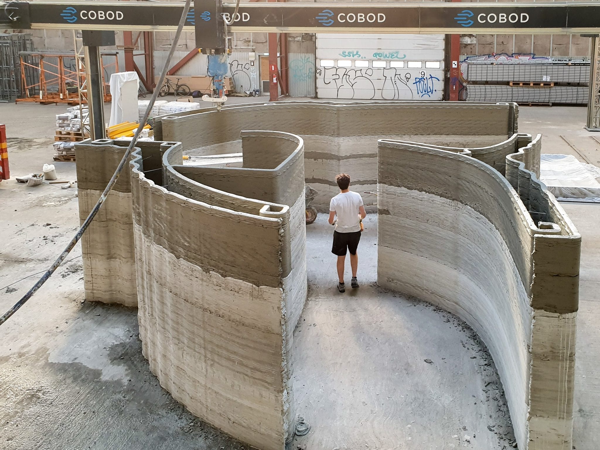 COBOD showcases growth by reprinting original BOD
