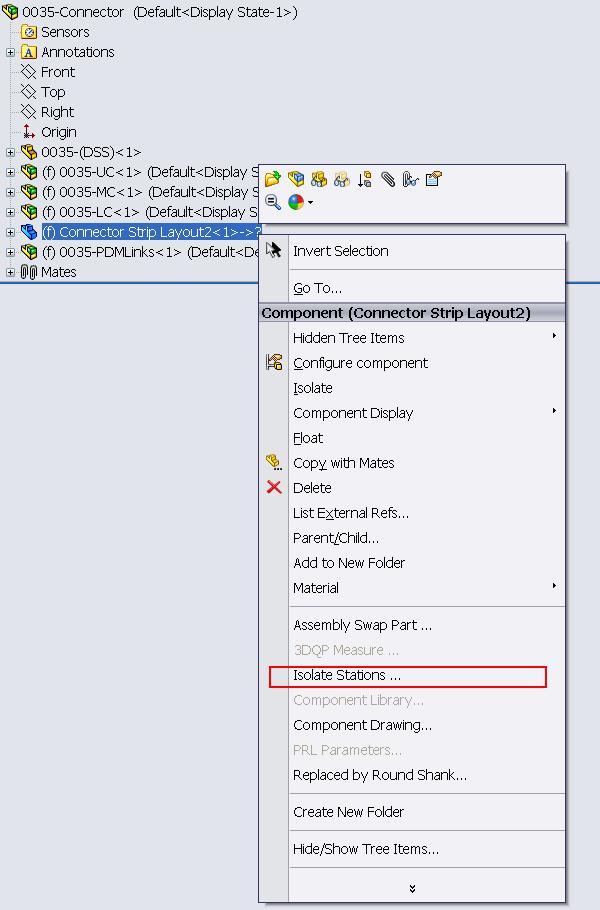 Strip Layout Display