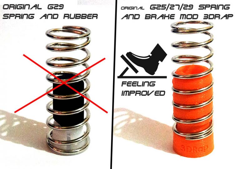 Brake Pedal MOD “Rally/GT” Logitech G25 / G27 / G29 / G920 3DRap