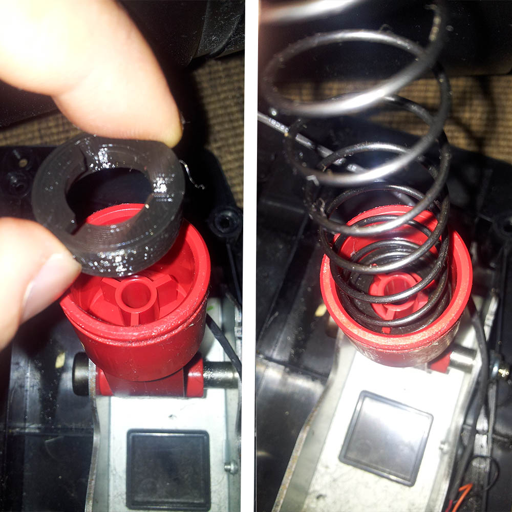 Throttle Pedal MOD Preloading Logitech G25 / G27 / G29 3Drap