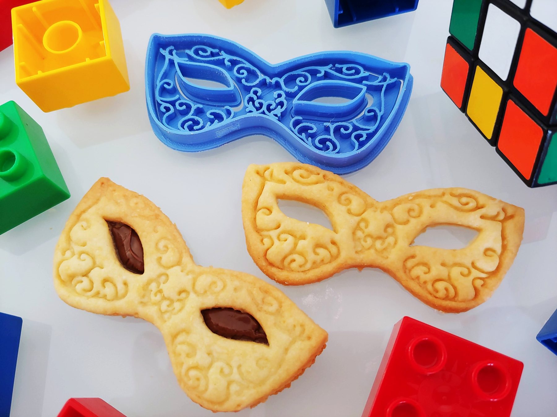Formina biscotti Maschera Carnevale Romantica 3DSMART.IT Cookie cutter