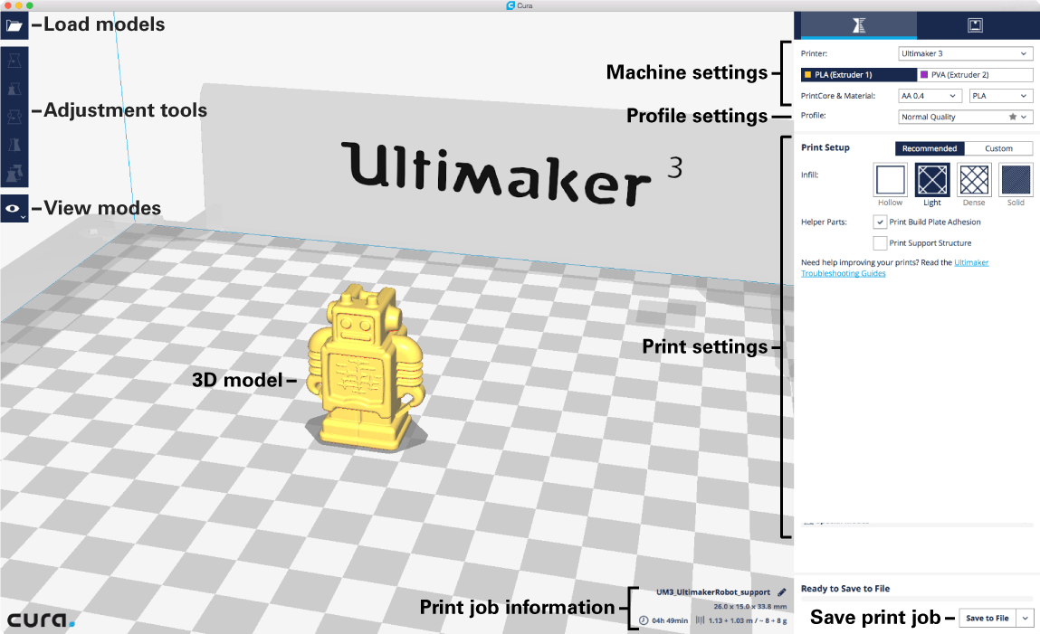 Ultimaker 2+ 3D Printer