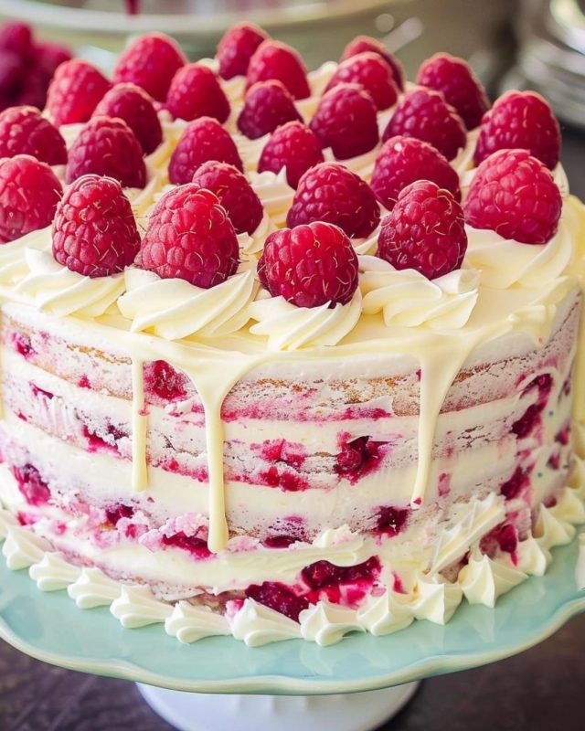 The Perfect White Chocolate Raspberry Cake Recipe