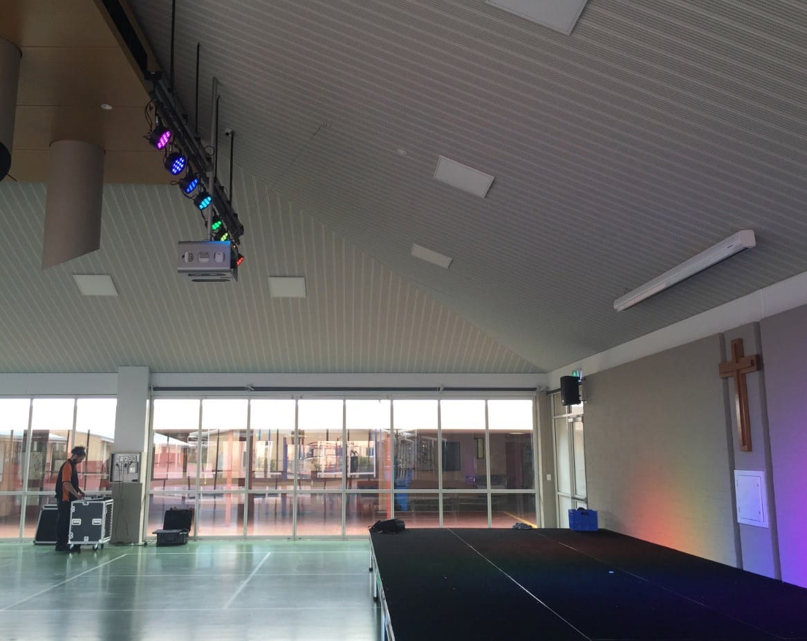 School Stage Lighting System 3 Monkeys AV